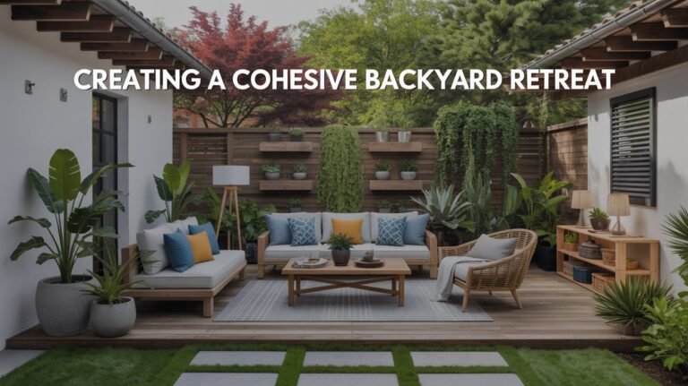 The Role of Landscaping in Creating a Cohesive Backyard Retreat