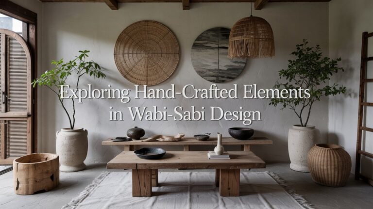 Exploring Hand-Crafted Elements in Wabi Sabi Design