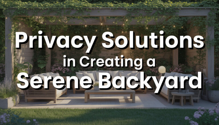 The Significance of Privacy Solutions in Creating a Serene Backyard