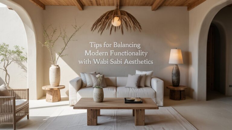 Tips for Balancing Modern Functionality With Wabi Sabi Aesthetics