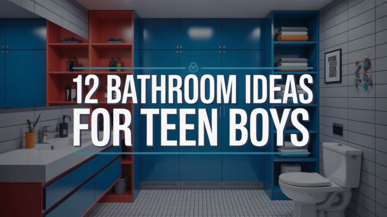 12 Bathroom Ideas for Teen Boys for Functional Style