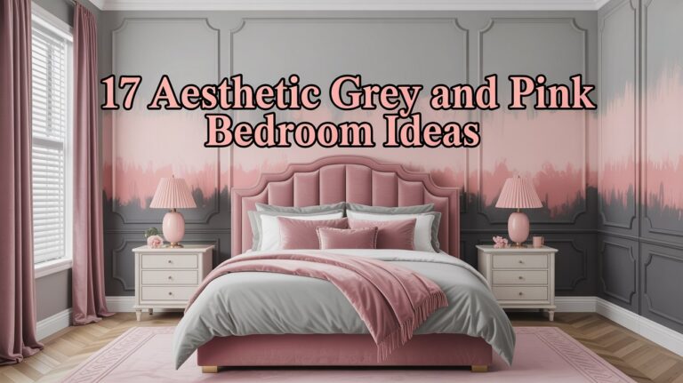 17 Aesthetic Grey and Pink Bedroom Ideas for Soft Sophistication