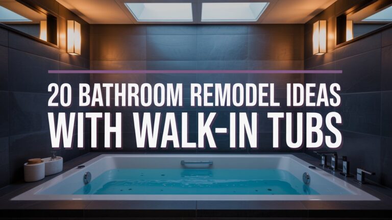 20 Bathroom Remodel Ideas with Walk in Tubs for Accessible Style