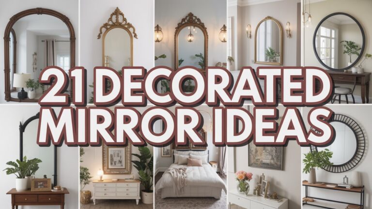 21 Decorated Mirror Ideas for Reflective Style