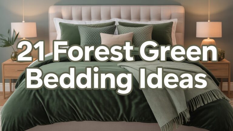 21 Forest Green Bedding Ideas for Nature-Inspired Comfort