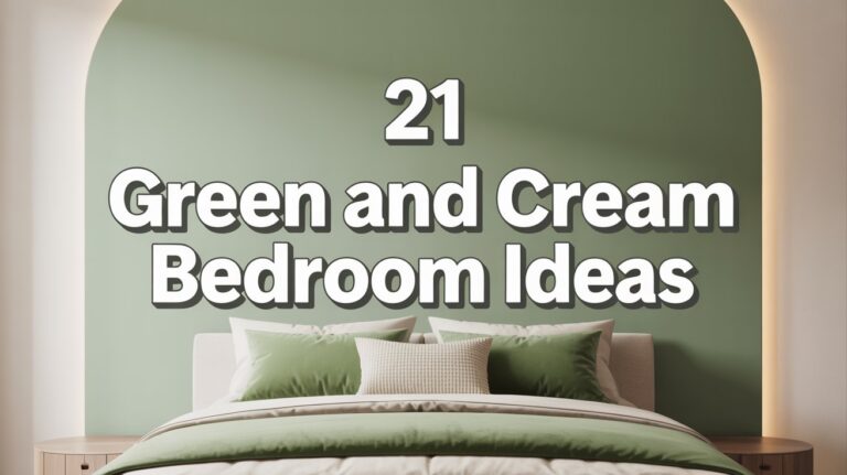 21 Green and Cream Bedroom Ideas for Serene Style