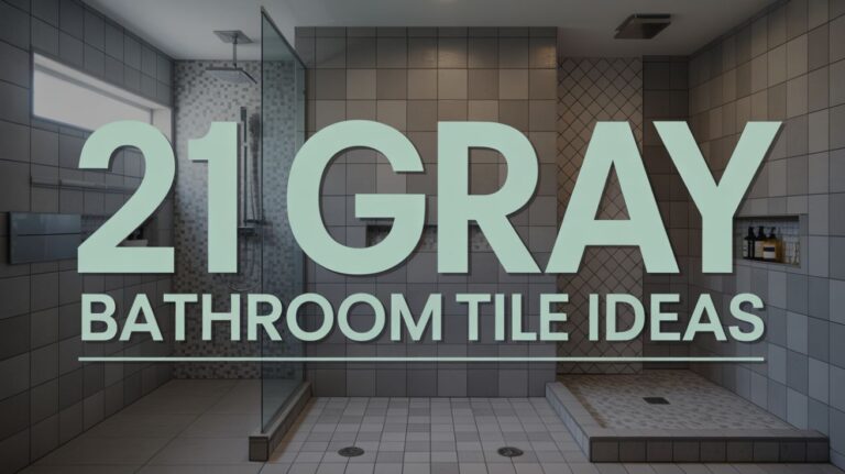 21 Gray Bathroom Tile Ideas for Modern Neutrality